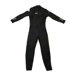ZCCO Men Ultra Stretch 3mm Neoprene Wetsuit Front Zip Full Body Sz M Black